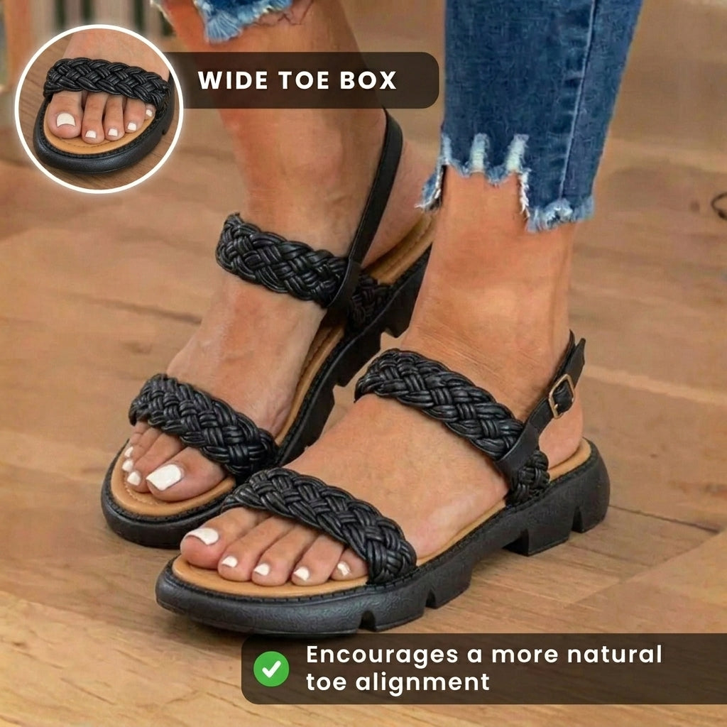 Schicke orthopädische Sandalen mit einzigartigem Design