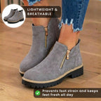 Vintage-inspirierte orthopädische Stiefel