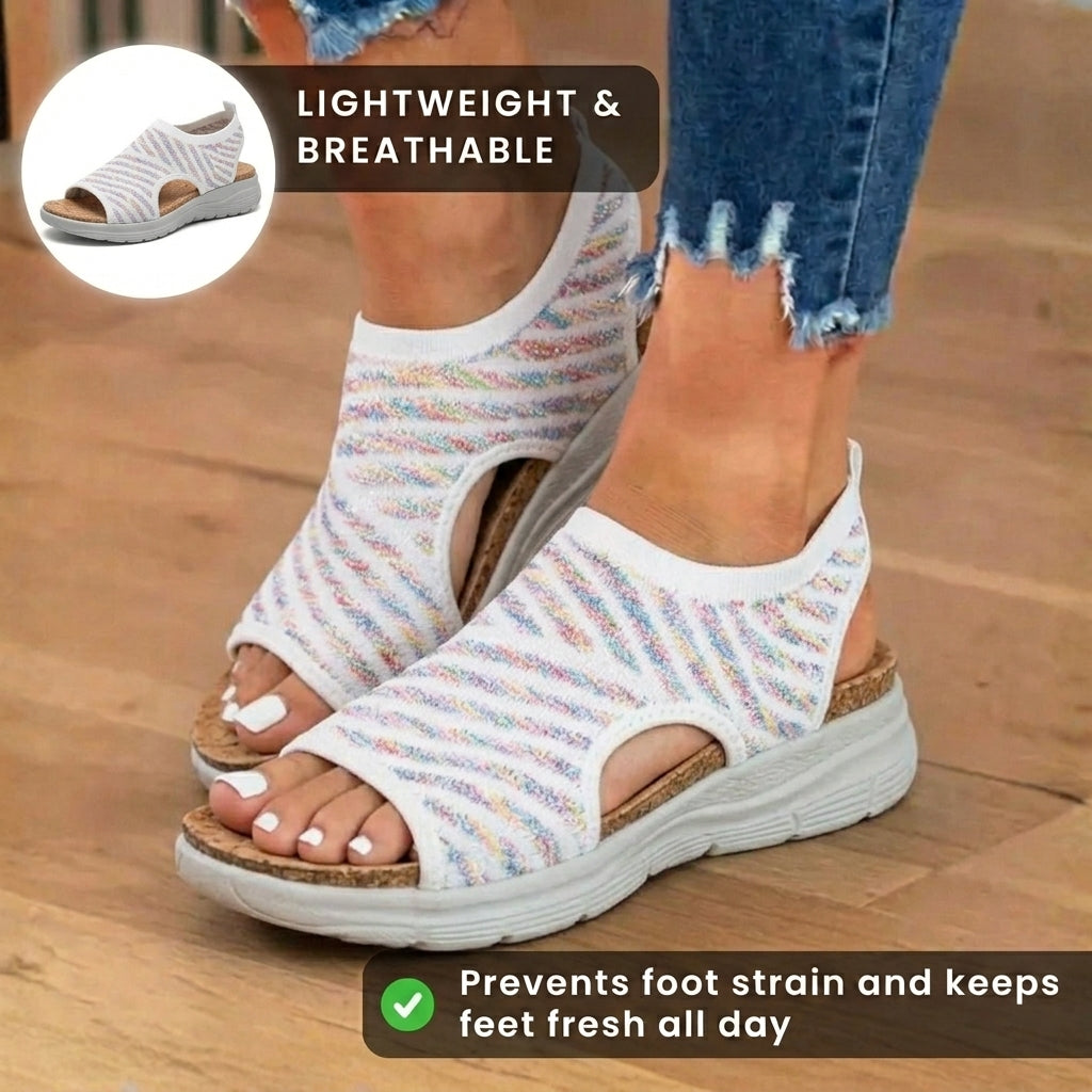Klassische Orthopädische Sandalen mit zeitlosem Stil