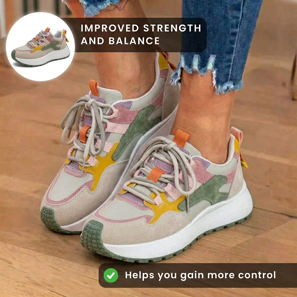 Vintage inspirierte Orthopädische Sneakers
