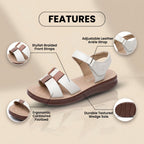Vintage inspirierte Orthopädische Sandalen