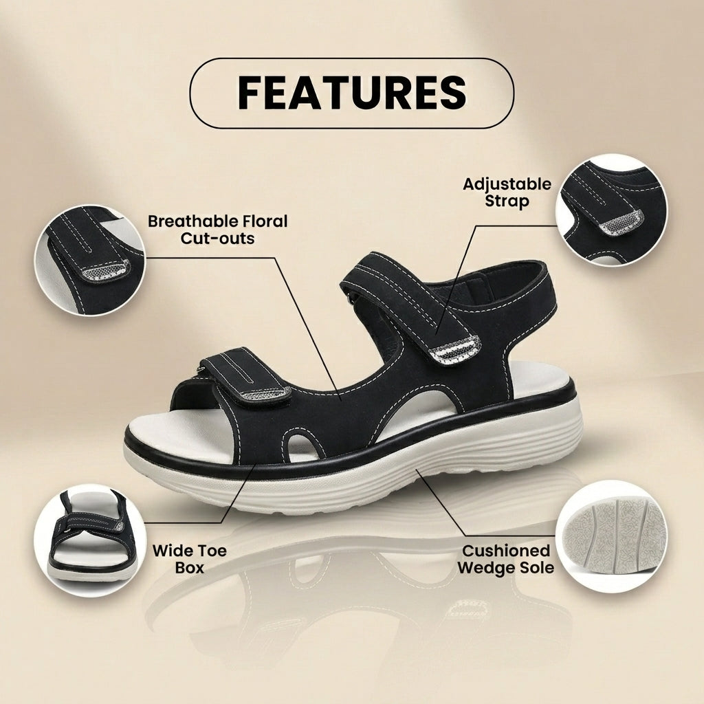 Bequeme orthopädische Sandalen für den täglichen Gebrauch