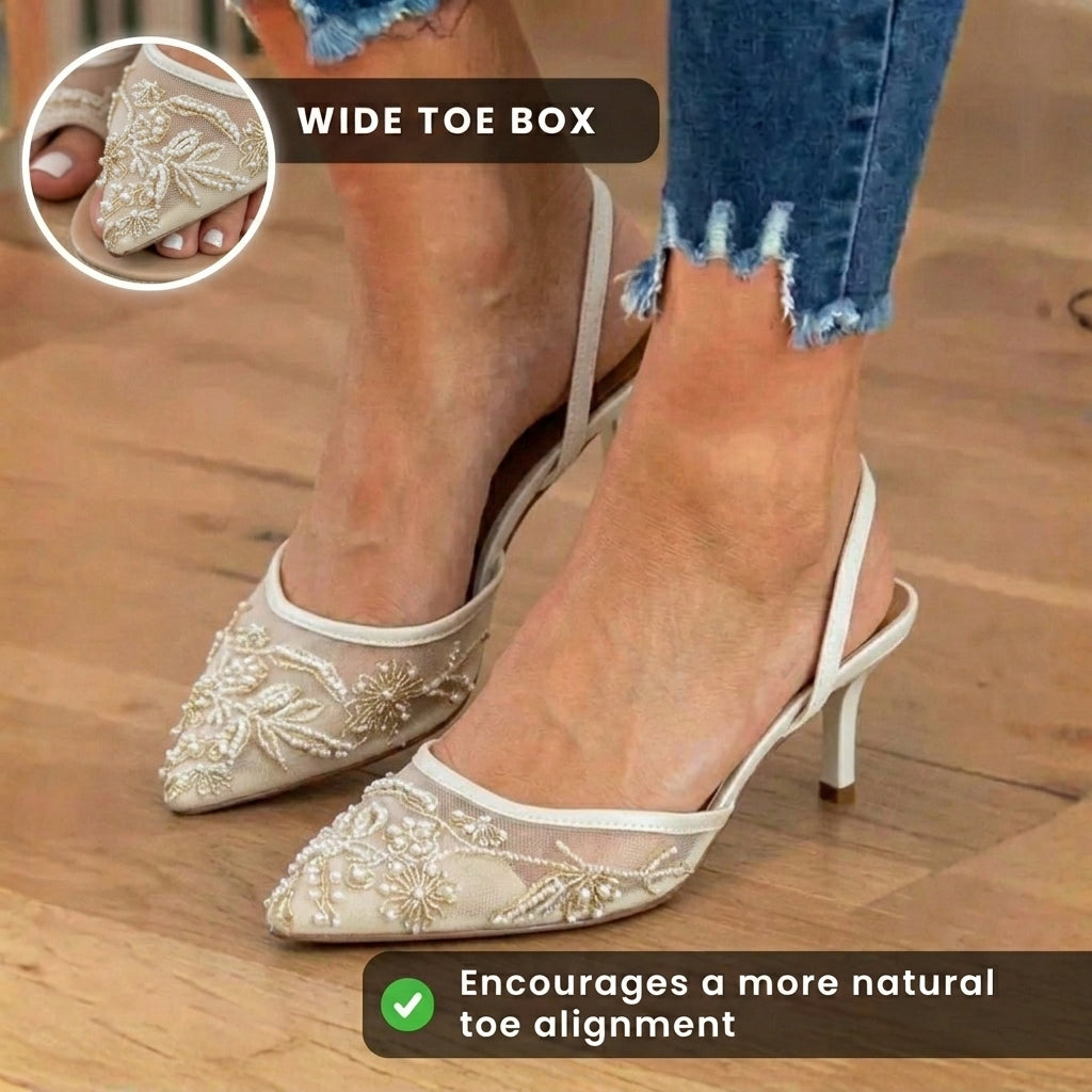 Klassische Orthopädische Absatzschuhe mit zeitlosem Stil