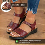Vintage inspirierte Orthopädische Sandalen