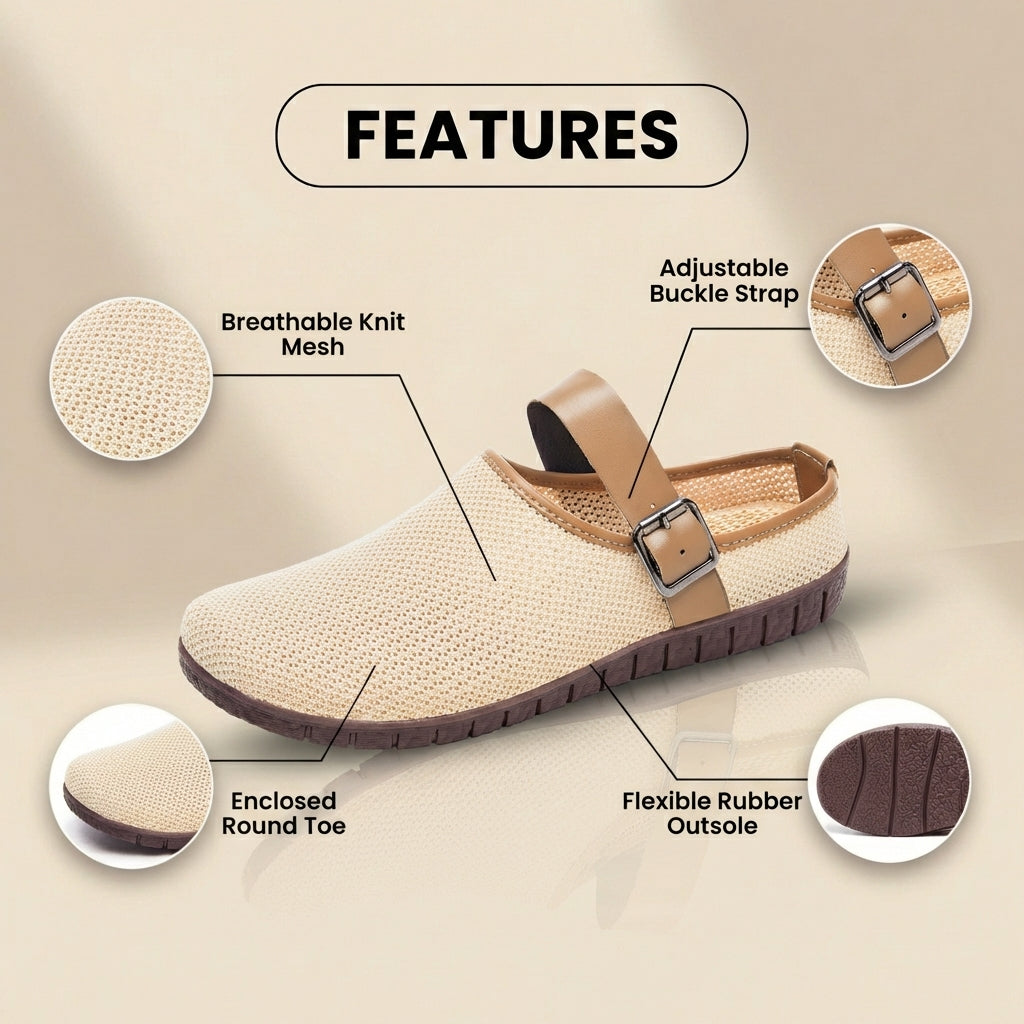 Vintage-inspirierte Orthopädische Sandalen