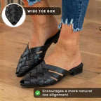 Schicke orthopädische Mules mit einzigartigem Design