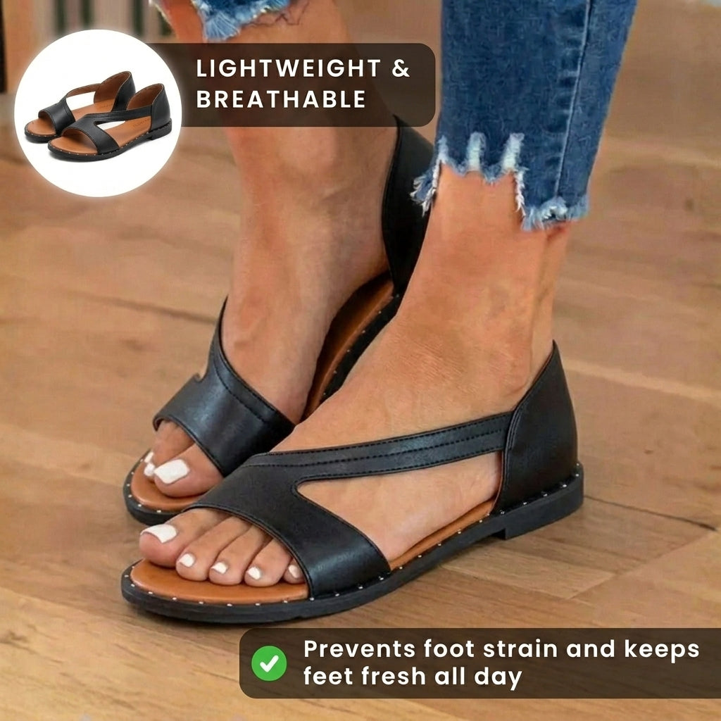 Klassische Orthopädische Sandalen mit zeitlosem Stil