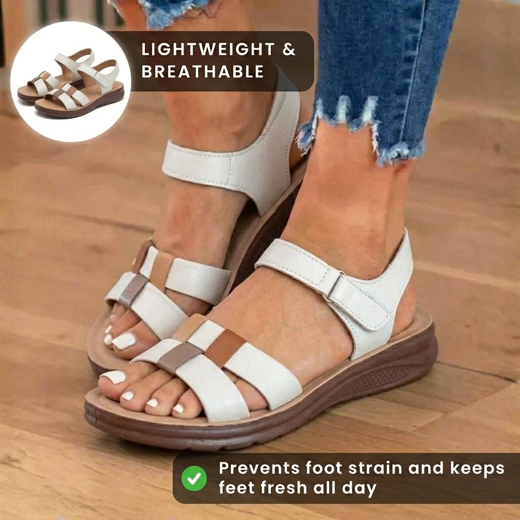 Vintage inspirierte Orthopädische Sandalen