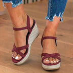 Vintage inspirierte orthopädische Sandalen