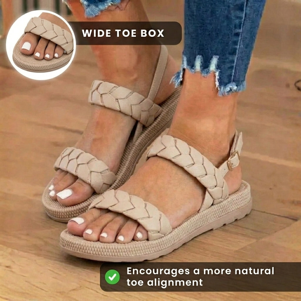 Klassische orthopädische Sandalen mit zeitlosem Stil