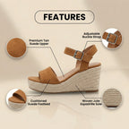 Vintage inspirierte Orthopädische Sandalen