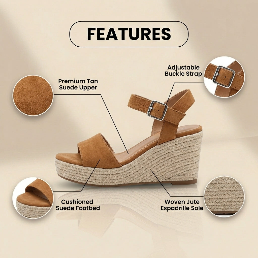 Vintage inspirierte Orthopädische Sandalen