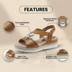 Vintage inspirierte Orthopädische Sandalen