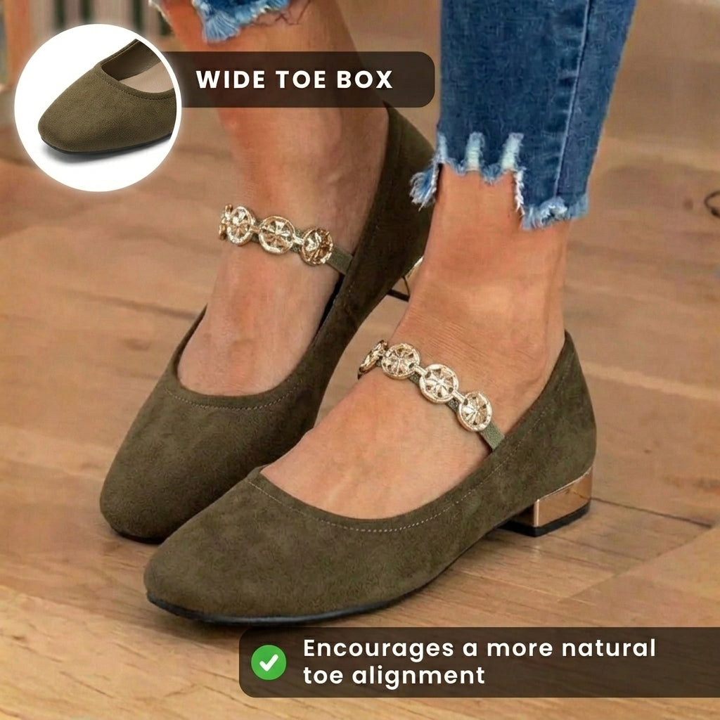 Klassische orthopädische Ballerinas mit zeitlosem Stil