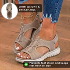 Orthopädische Mesh-Sport-Sandalen - Schnallenverschluss und Profilsohle