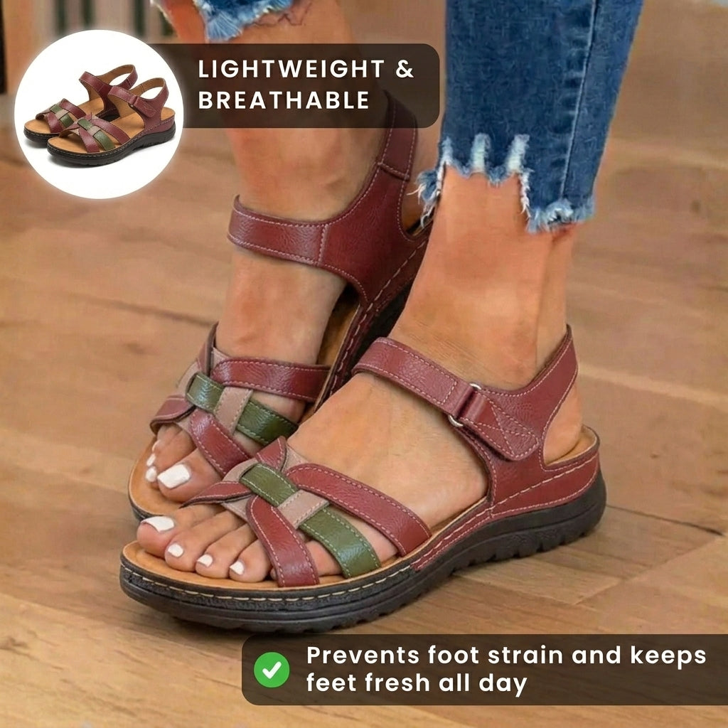 Vintage inspirierte Orthopädische Sandalen