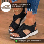 Orthopädische Mesh-Sport-Sandalen - Schnallenverschluss und Profilsohle