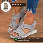 Orthopädische Mesh-Sport-Sandalen - Schnallenverschluss und Profilsohle