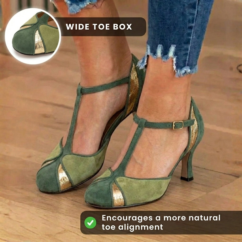 Vintage inspirierte Orthopädische Sandalen