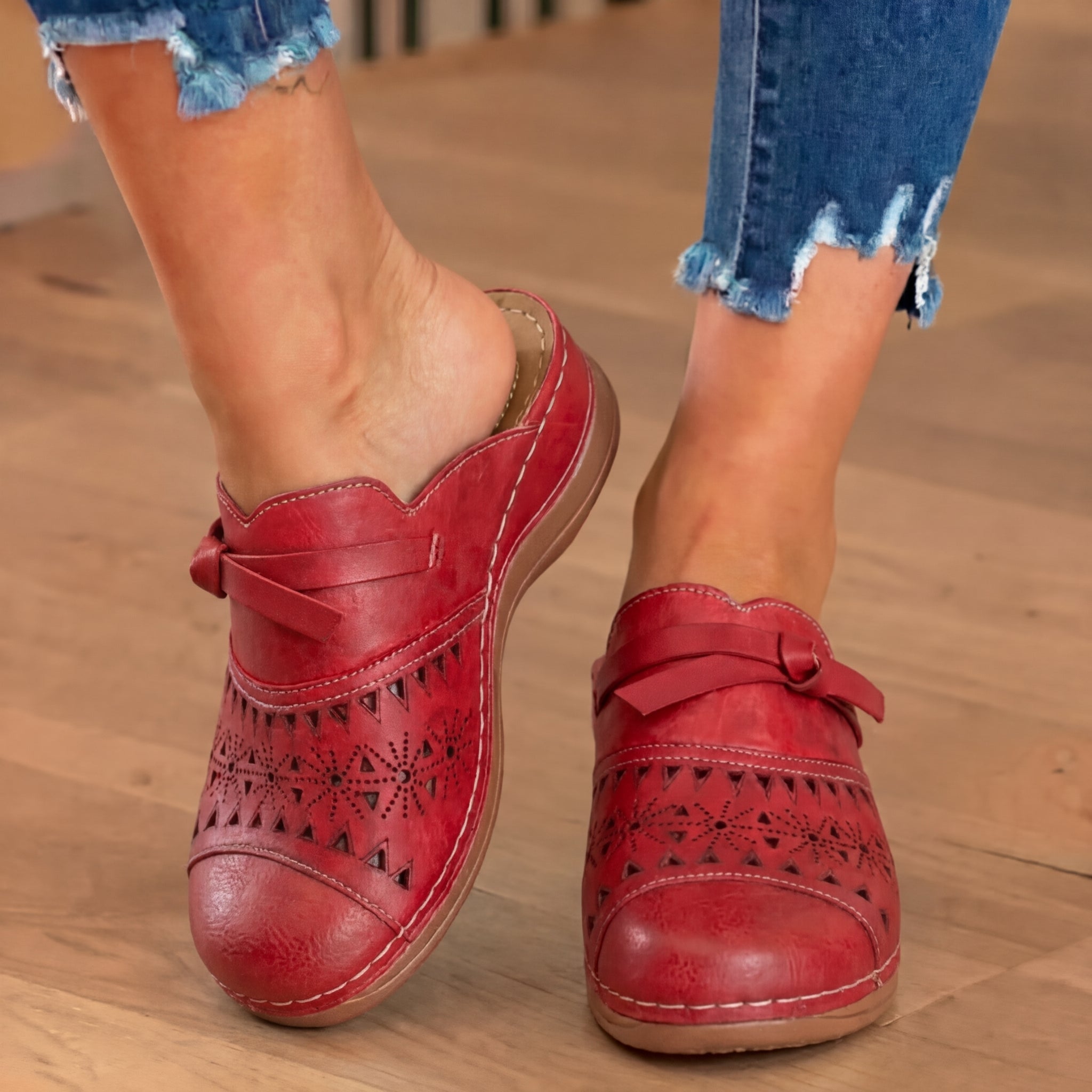Klassische orthopädische Sandalen mit zeitlosem Stil