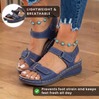 Vintage inspirierte orthopädische Sandalen