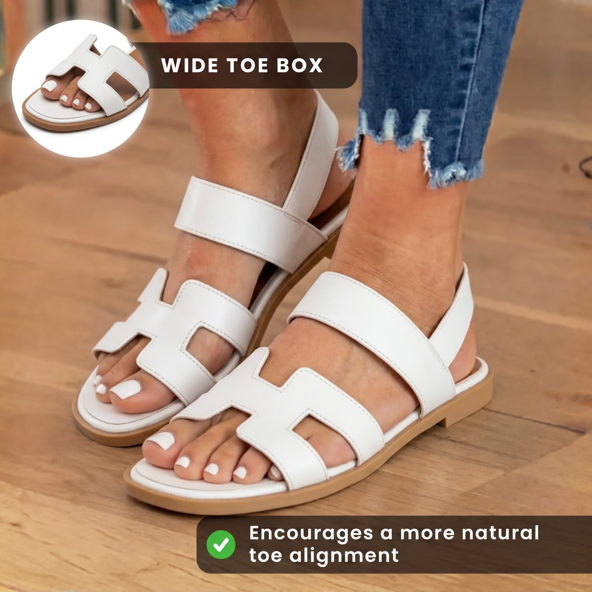 Bequeme orthopädische Sandalen für den täglichen Gebrauch