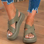 Klassische Orthopädische Sandalen mit zeitlosem Stil
