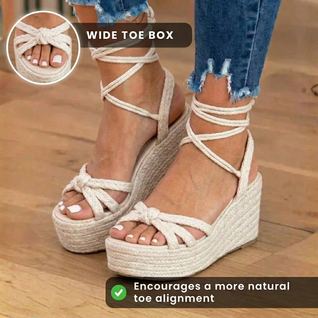 Von Vintage inspirierte orthopädische Sandalen