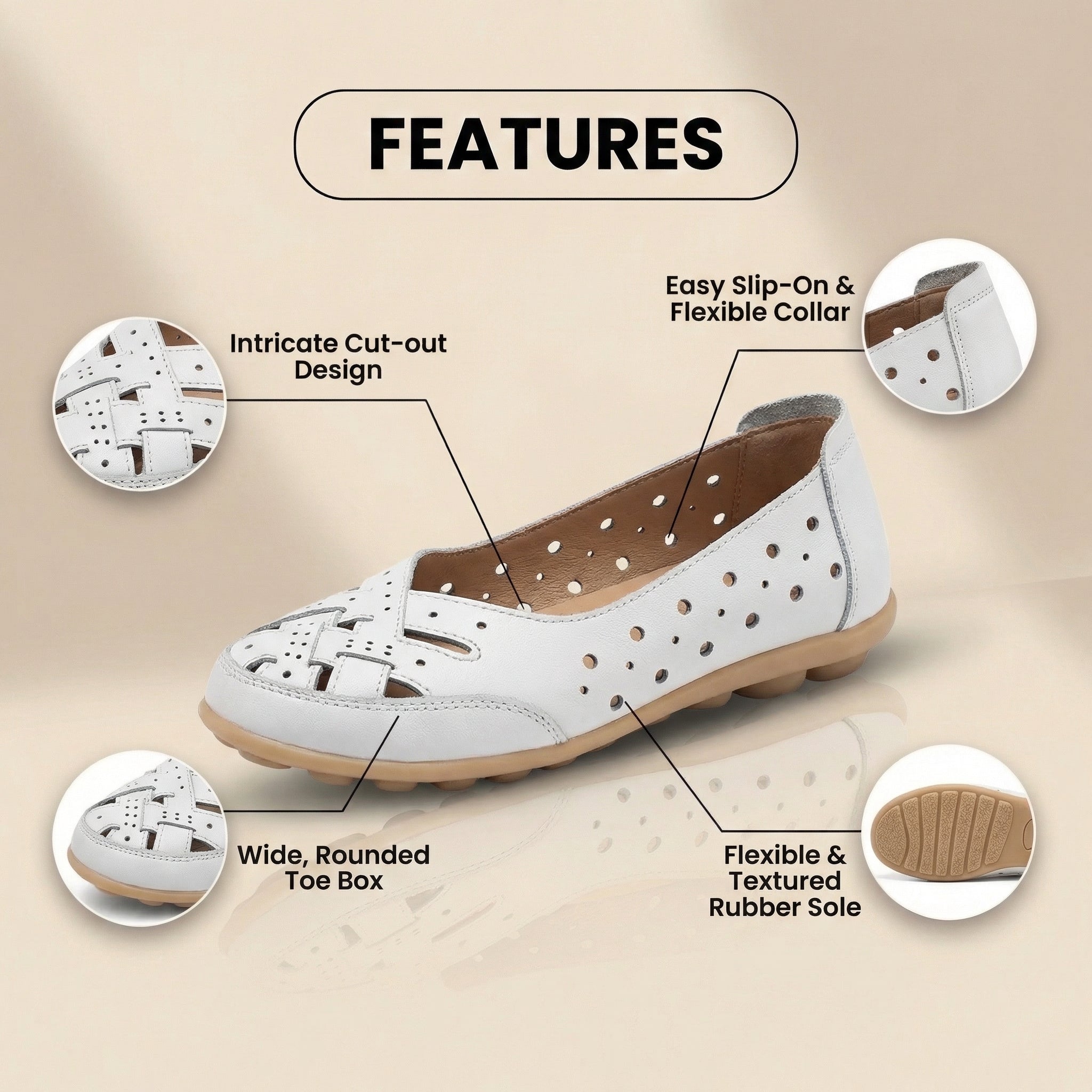 Klassische Orthopädische Slipper mit zeitlosem Stil