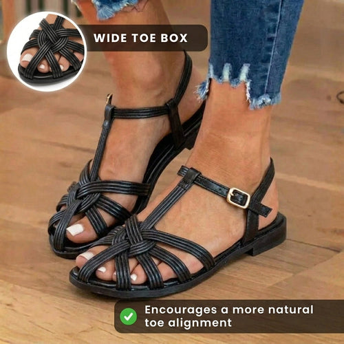 Anmutige orthopädische Sandalen für modernen Look