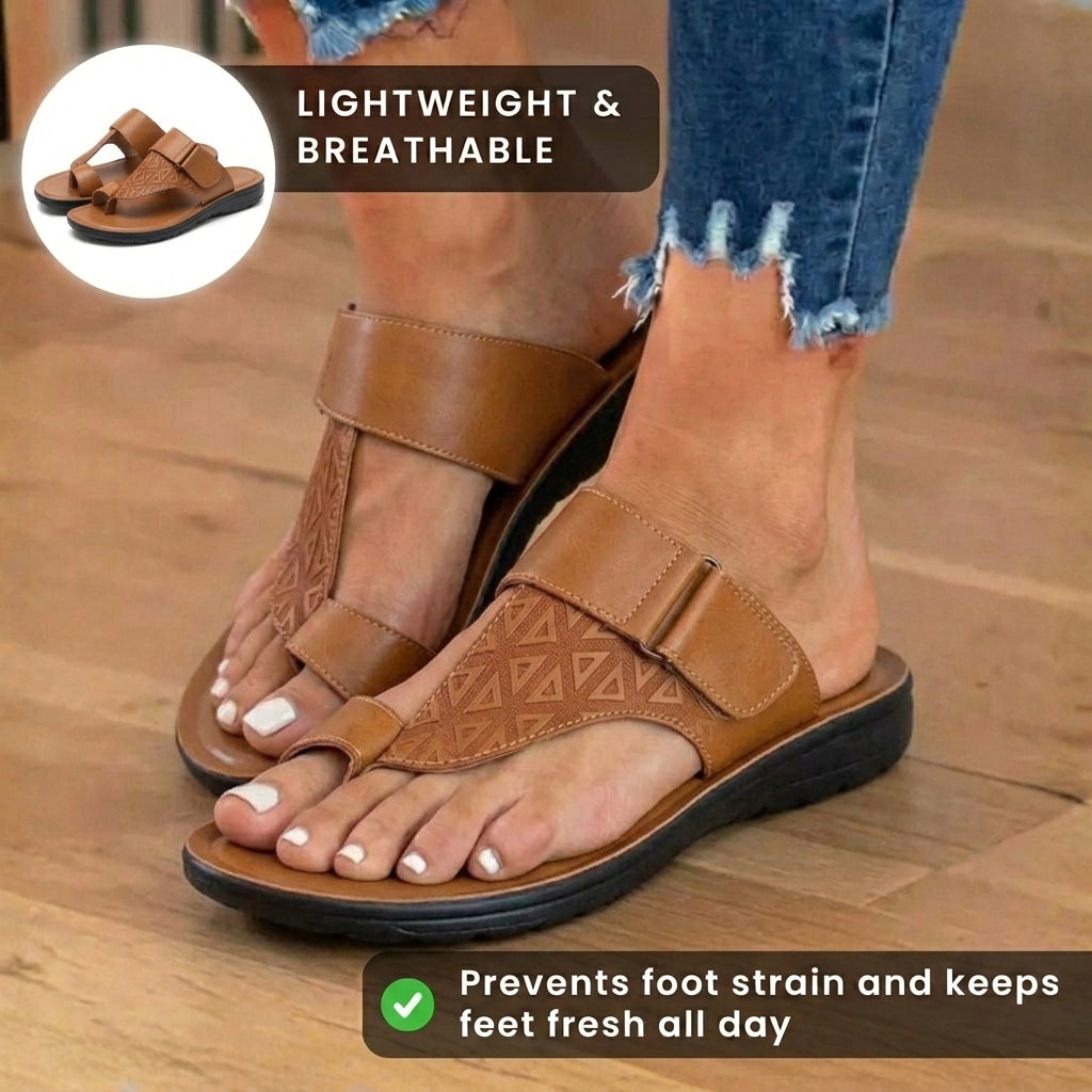 Klassische Orthopädische Sandalen mit zeitlosem Stil