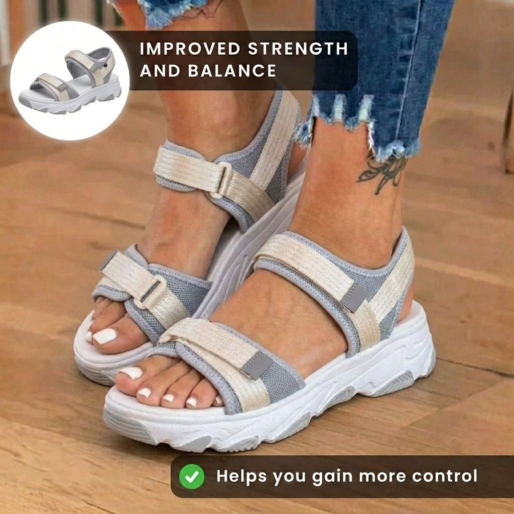 Vintage inspirierte Orthopädische Sandalen