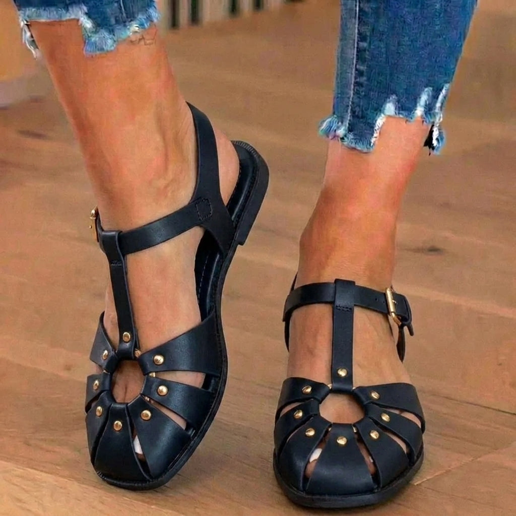 Von Vintage inspirierte orthopädische Sandalen