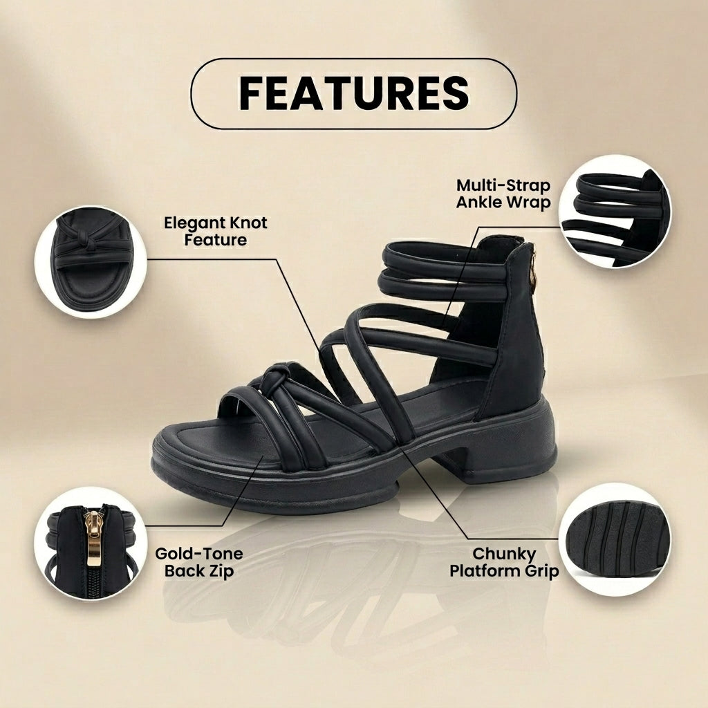 Klassische orthopädische Sandalen mit zeitlosem Stil