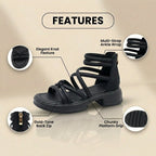 Klassische orthopädische Sandalen mit zeitlosem Stil