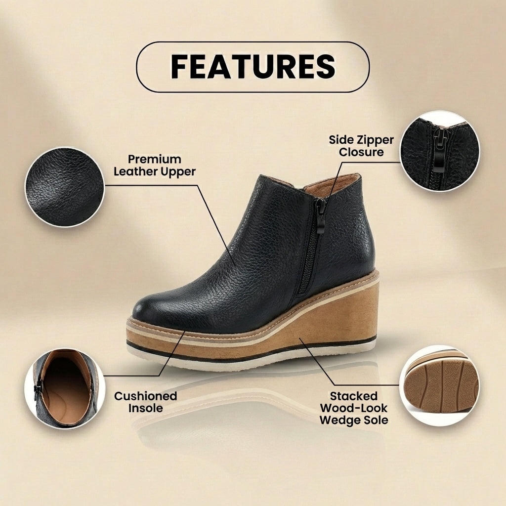 Schicke orthopädische Stiefel mit einzigartigem Design