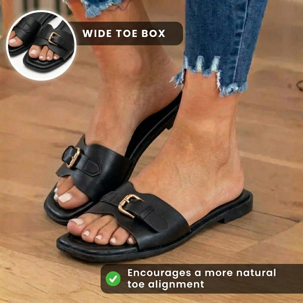 Elegante orthopädische Hausschuhe für einen modernen Look