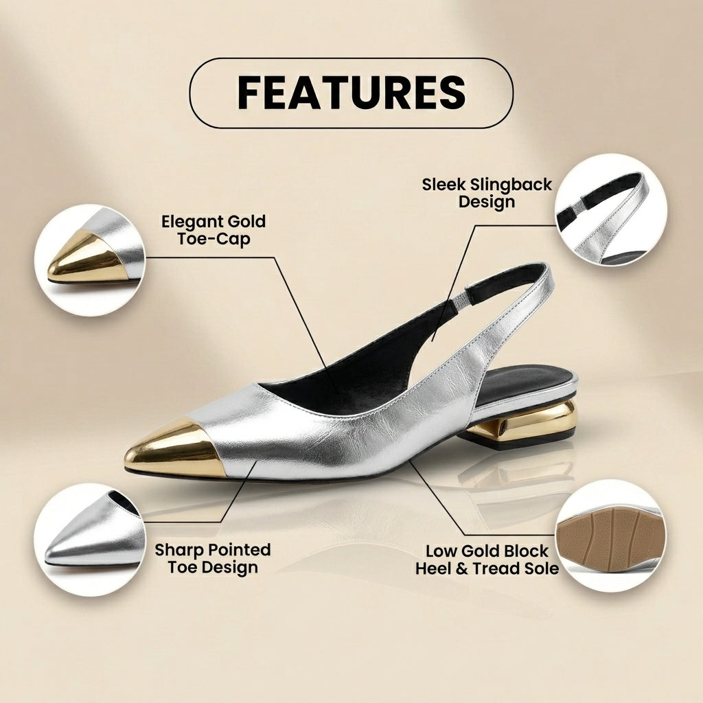 Anmutige Orthopädische Absatzschuhe für modernen Look