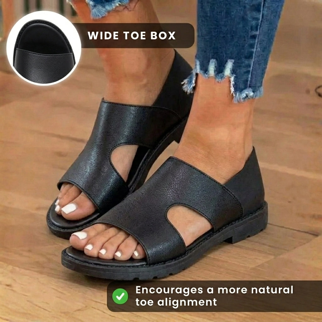 Klassische orthopädische Sandalen mit zeitlosem Stil