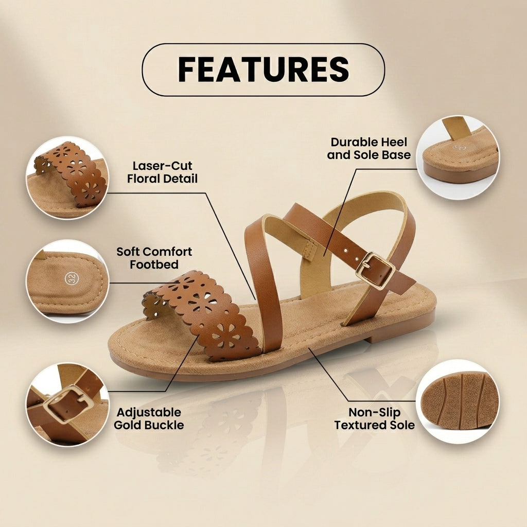 Elegante orthopädische Sandalen für einen modernen Look