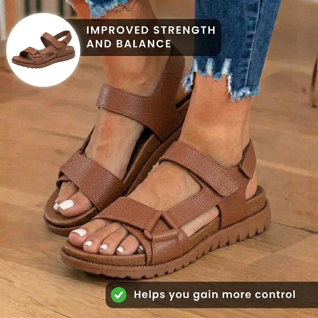 Klassische orthopädische Sandalen mit zeitlosem Stil