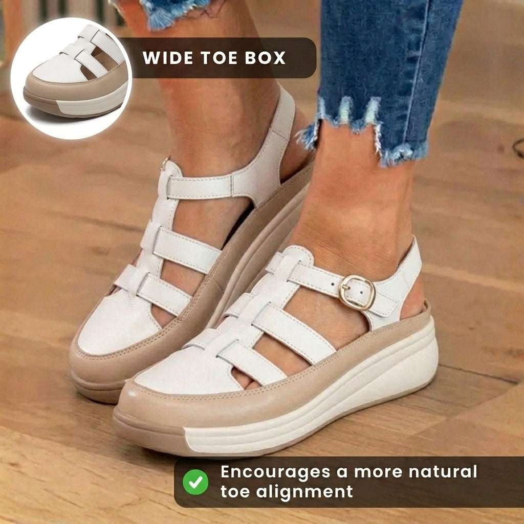 Klassische Orthopädische Sandalen mit zeitlosem Stil