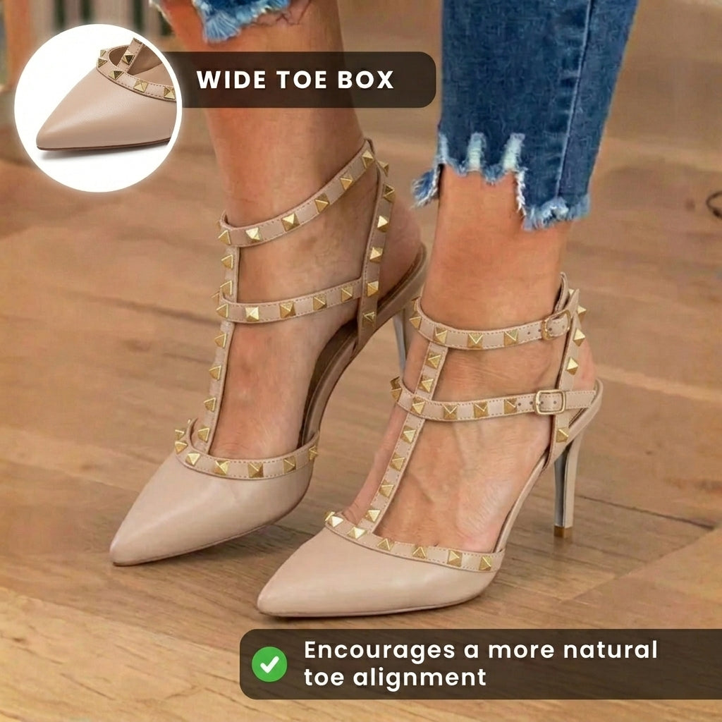 Klassische Orthopädische Absatzschuhe mit zeitlosem Stil