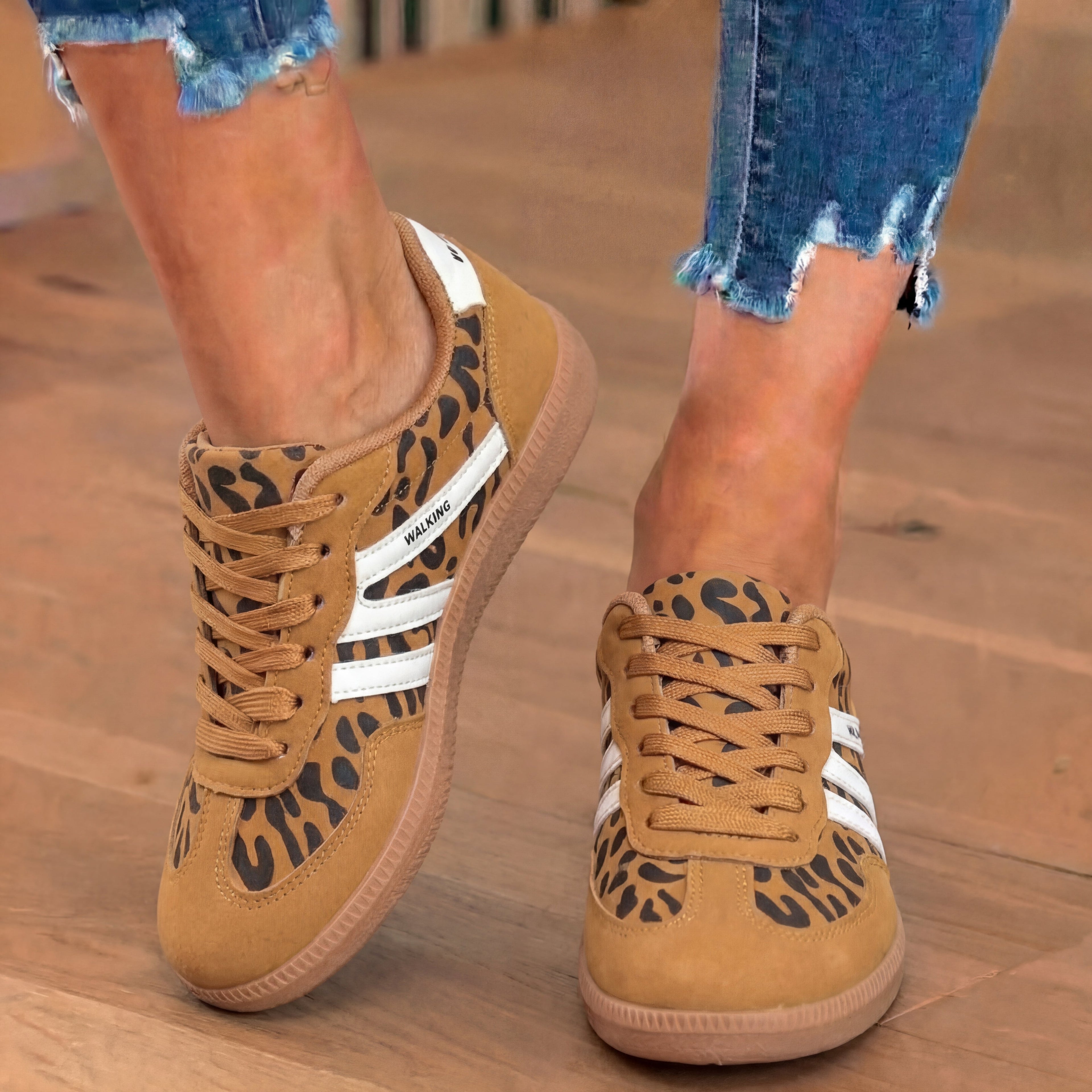 Vintage inspirierte orthopädische Sneaker