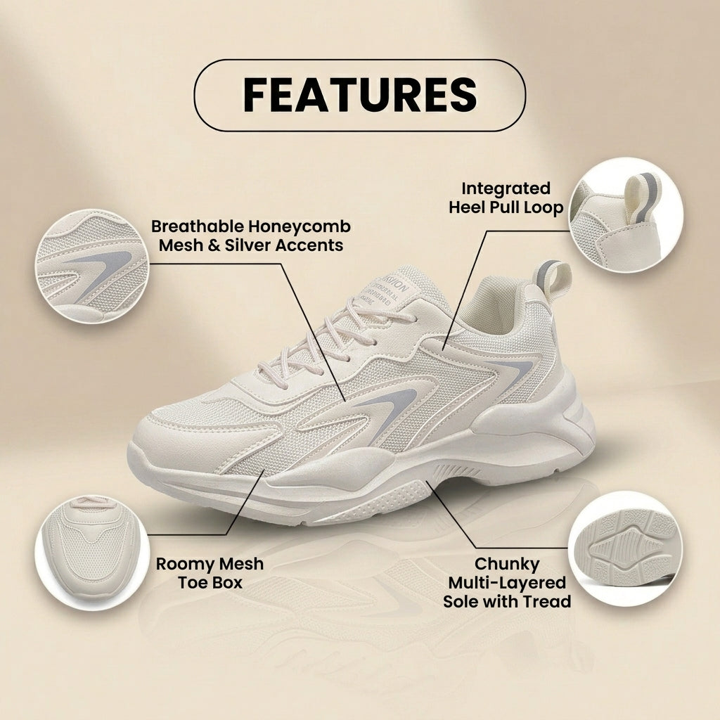 Schicke Orthopädische Sneakers mit einzigartigem Design