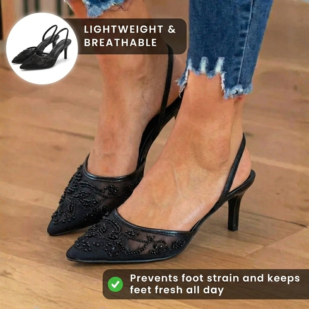 Klassische Orthopädische Absatzschuhe mit zeitlosem Stil