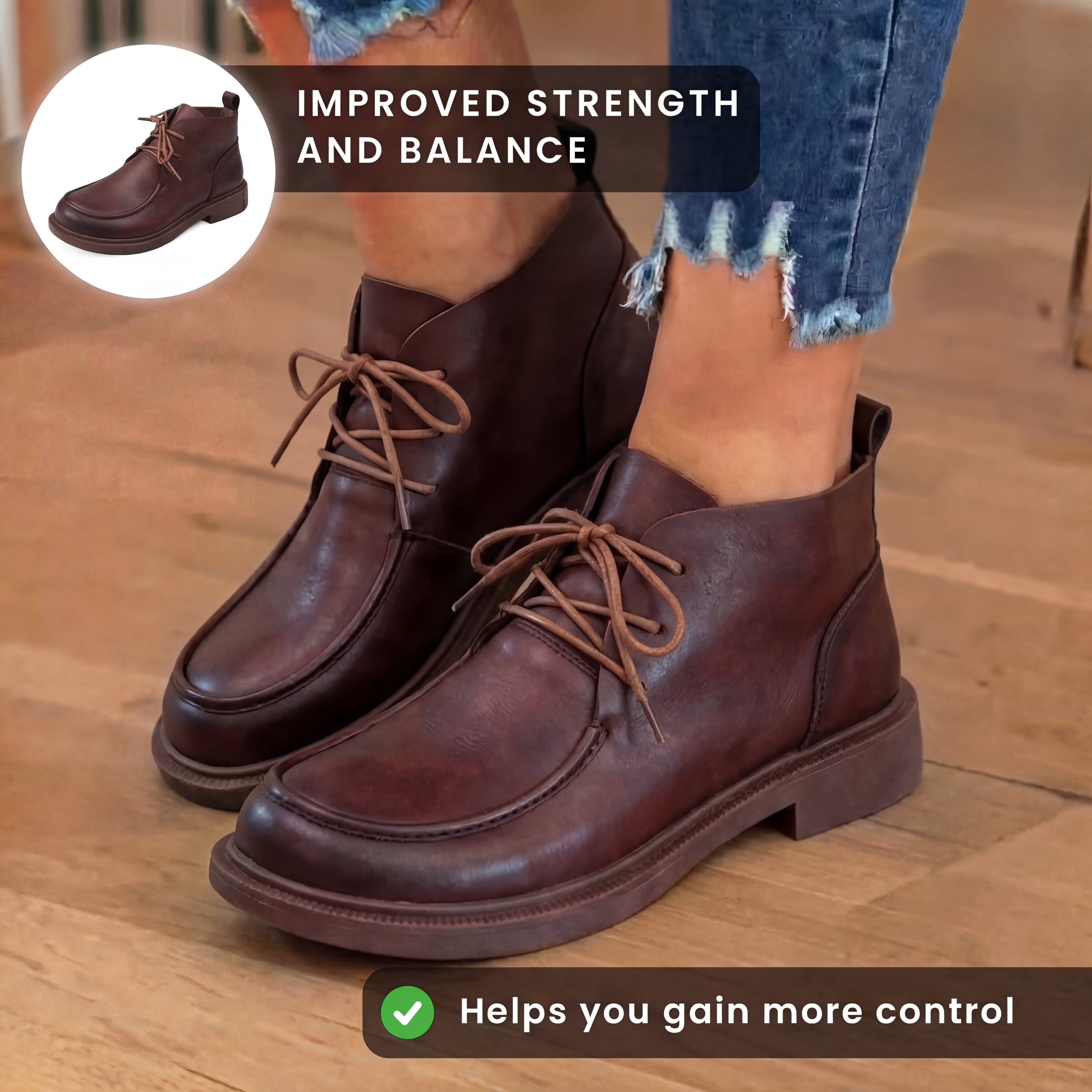 Elegante orthopädische Stiefel für jeden Schritt