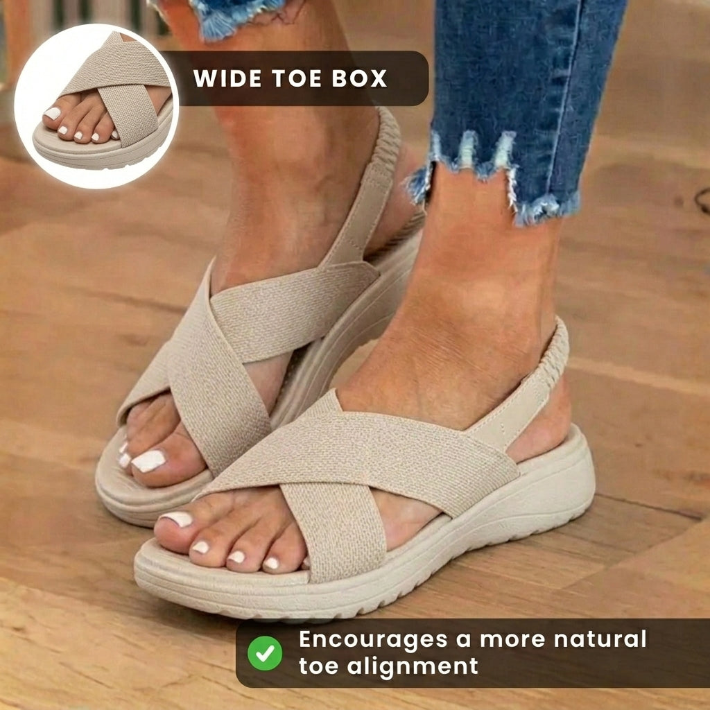 Bequeme orthopädische Sandalen für den täglichen Gebrauch