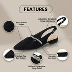 Vintage-inspirierte orthopädische Sandalen