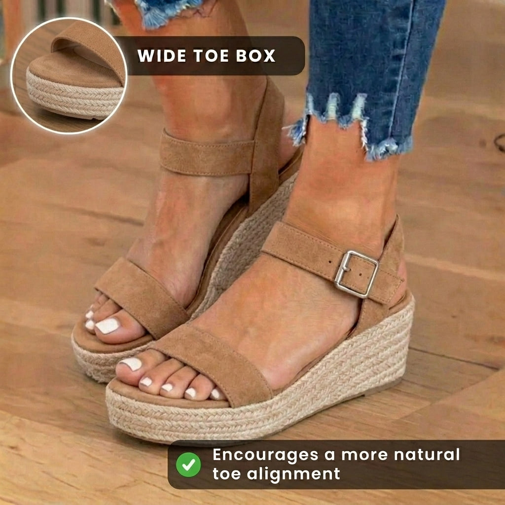 Vintage inspirierte Orthopädische Sandalen